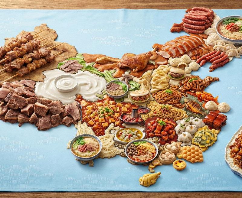 中国每个城市标志性美食
