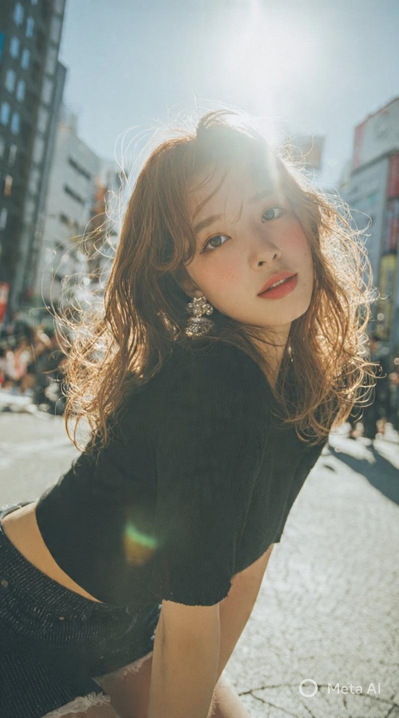 一位年轻的日本美女模特