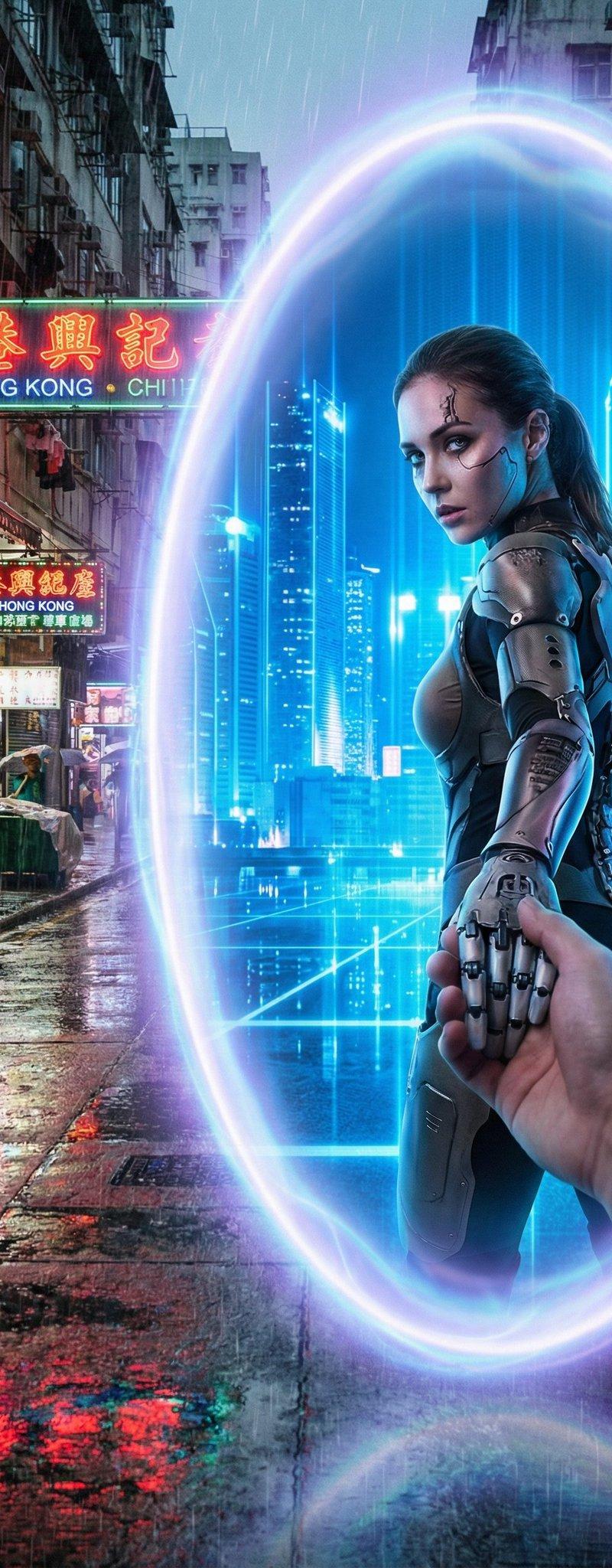 现实世界传送门动漫角色跨界场景