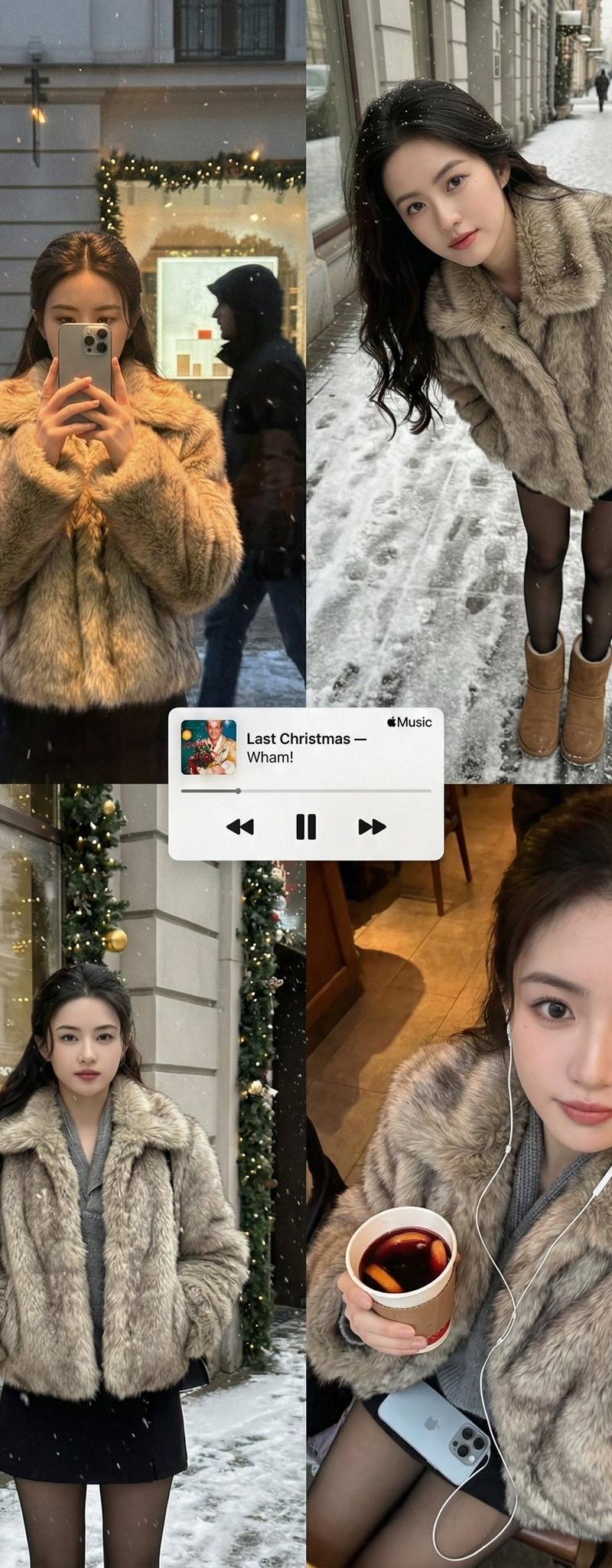 雪景下的精灵