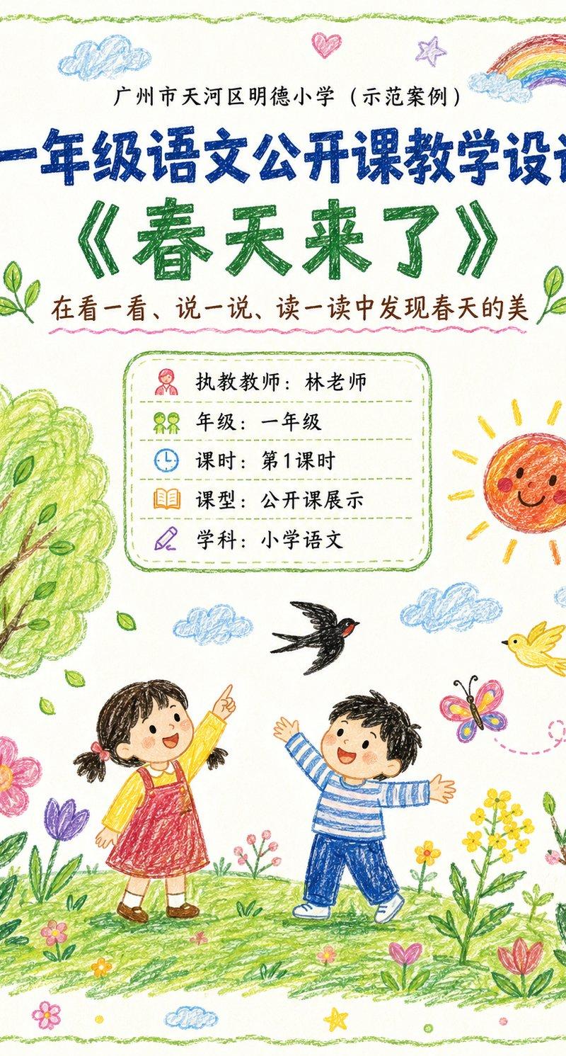 公开课蜡笔风教案设计指令