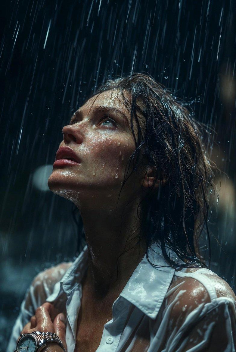雨夜倾城：超写实电影感人像