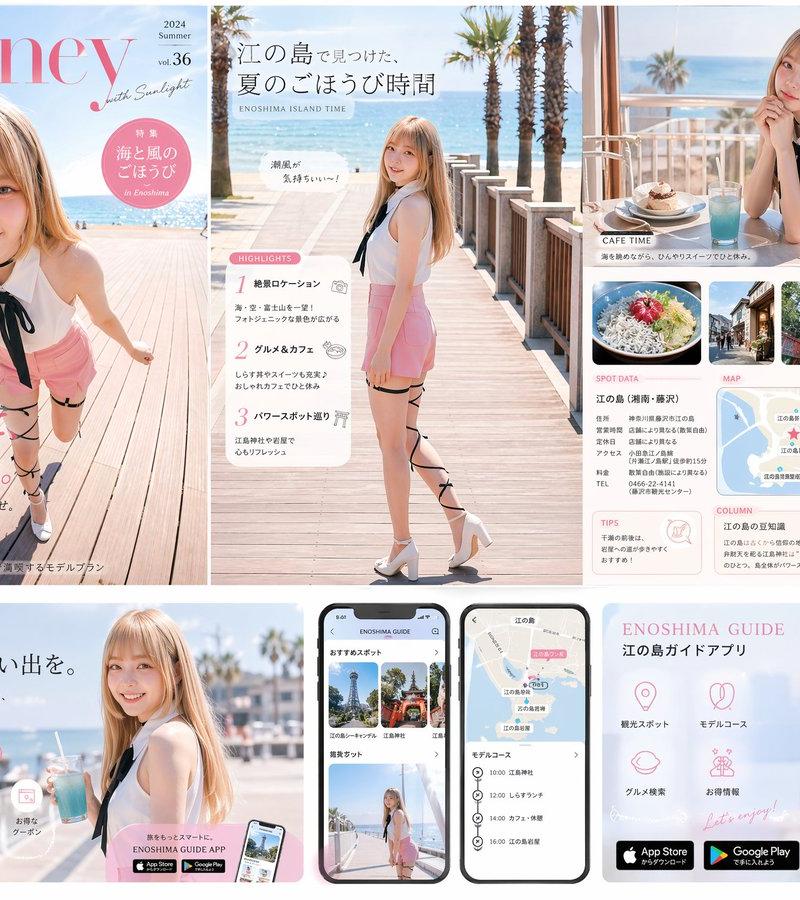 实景女性旅行杂志设计