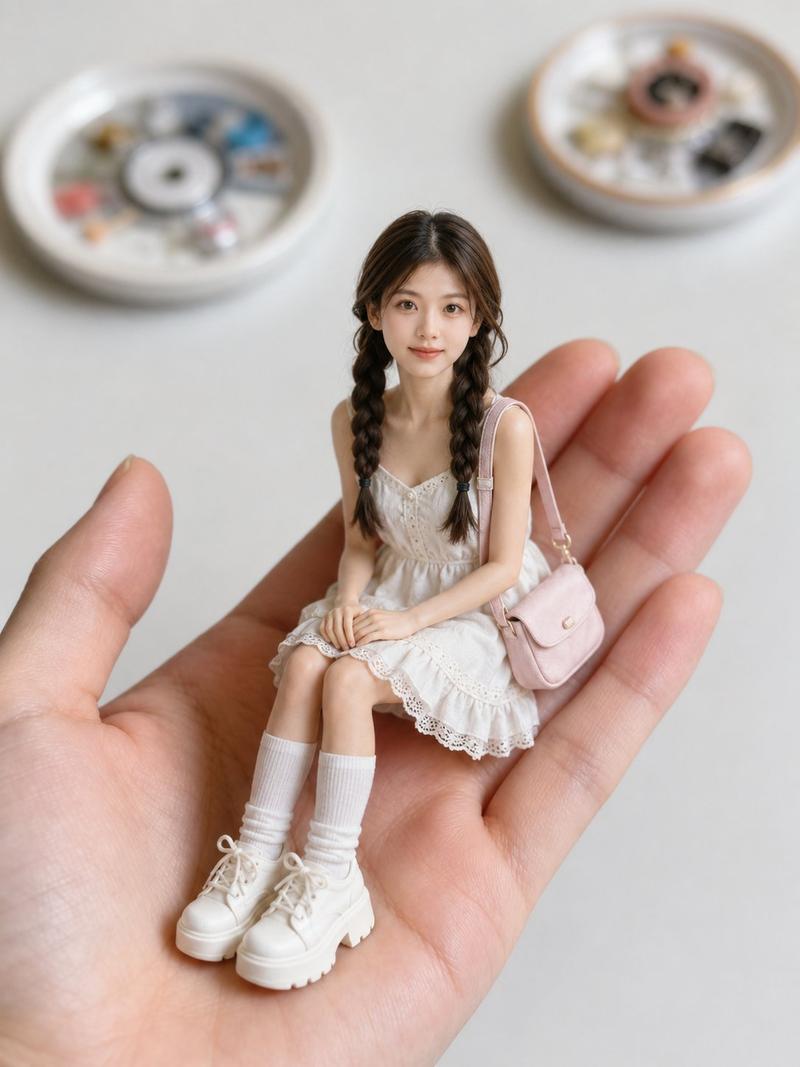 掌上写实微缩人像收藏级手办