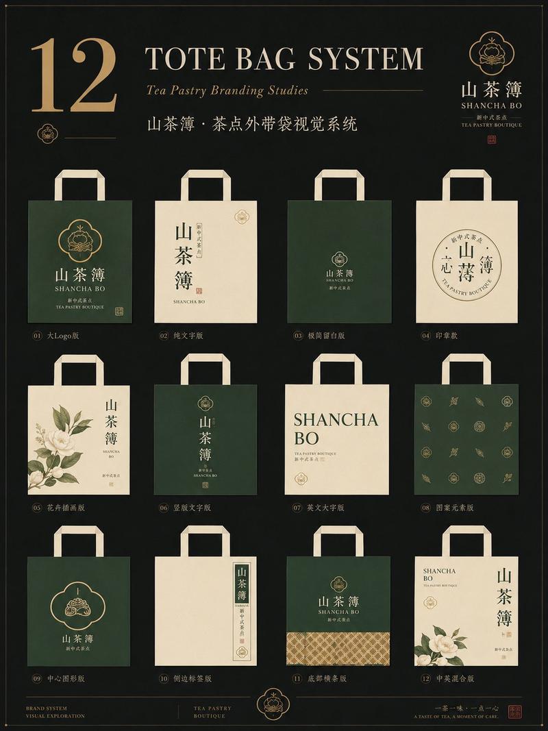 餐饮品牌手提袋包装视觉系统提案