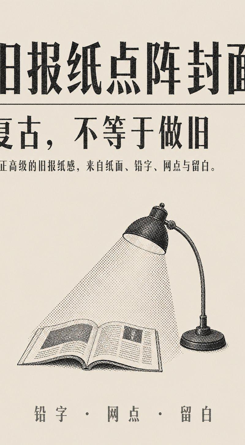 复古铅印极简点阵海报生成指南