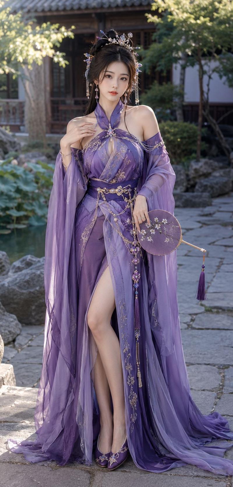 性感宋风汉服中国美女网红