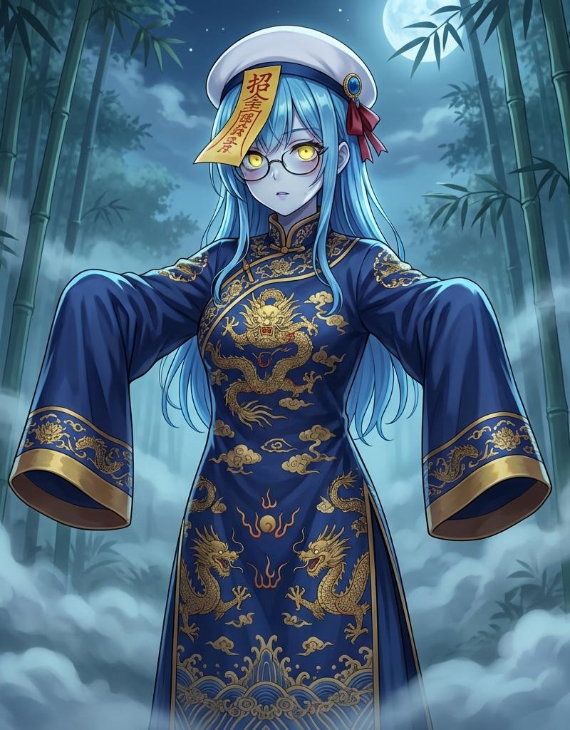 幽暗竹林深处沉睡的古老妖灵