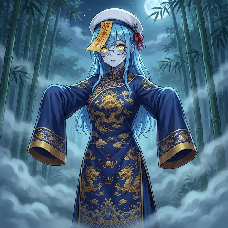幽暗竹林深处沉睡的古老妖灵