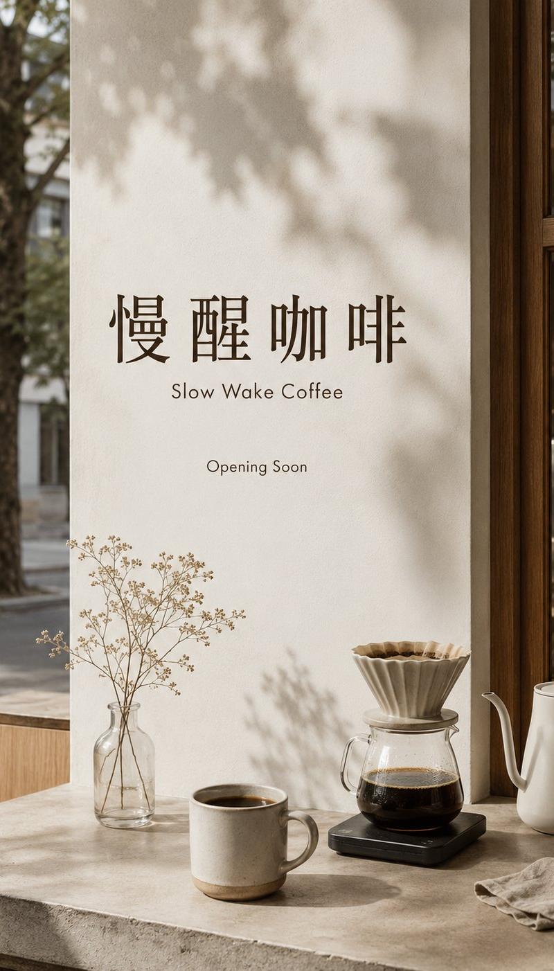 慢醒咖啡精品咖啡店品牌视觉提案