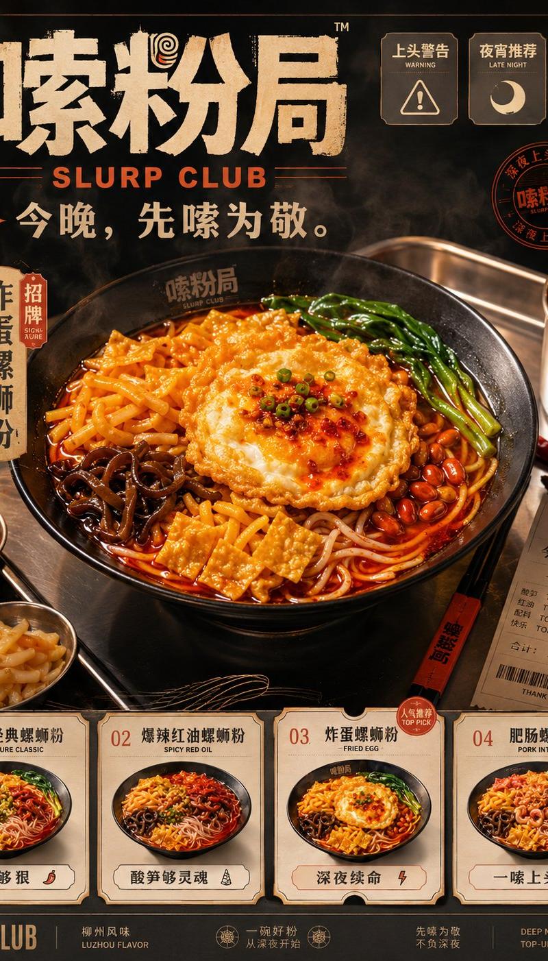 嗦粉局螺蛳粉品牌视觉系统全套提案