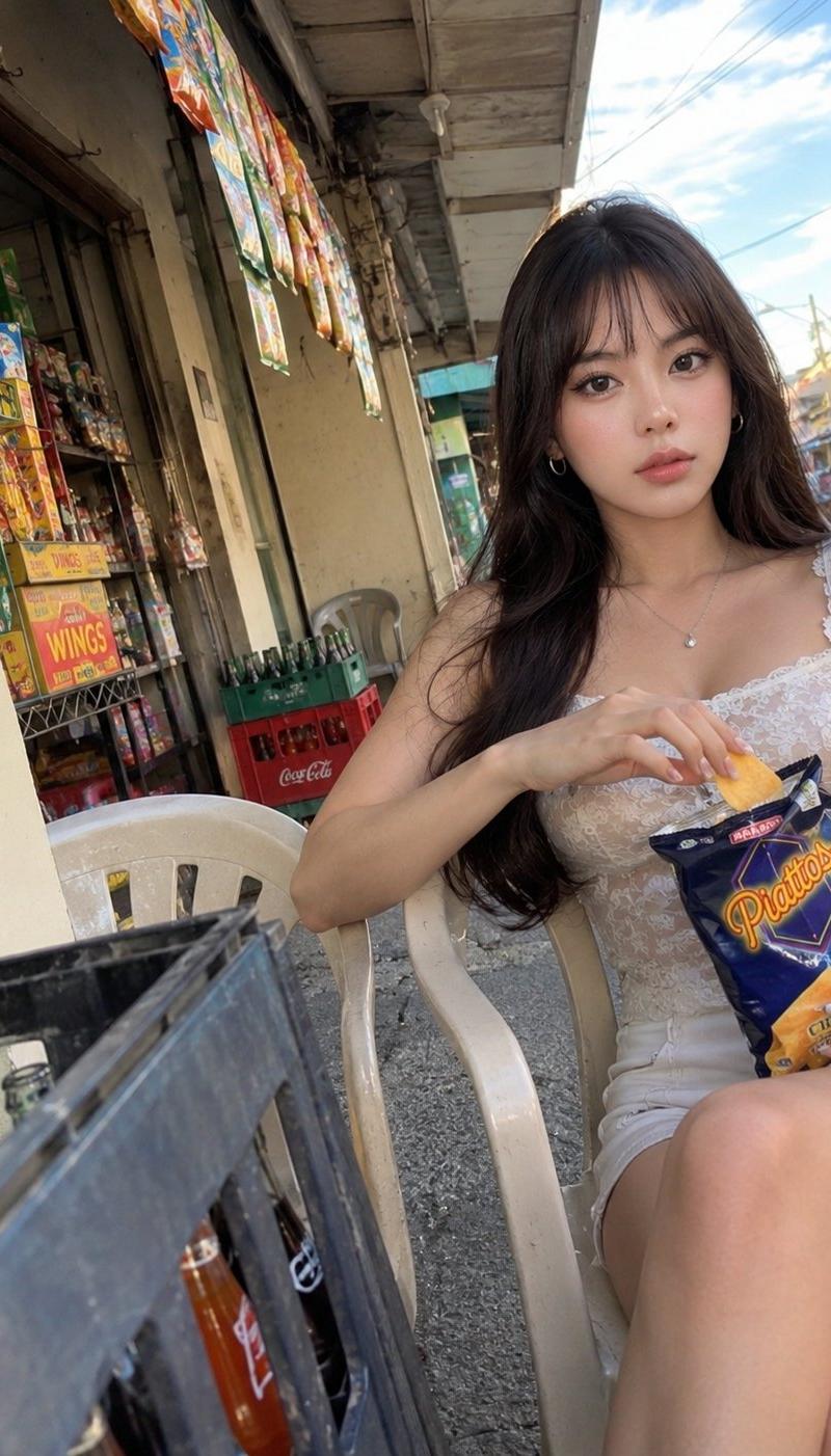 索尼爱立信K800i便利店少女纪实