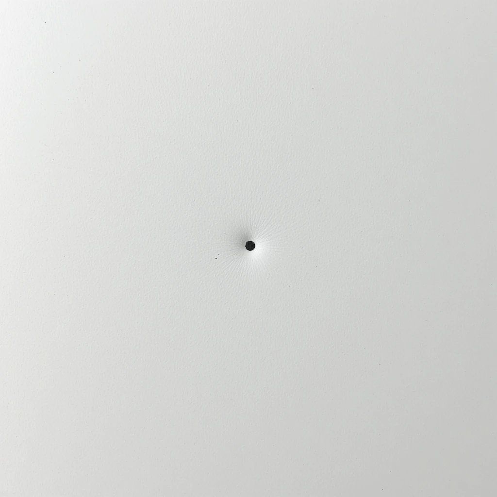 无尽苍白虚空中审判灵魂的绝对黑点