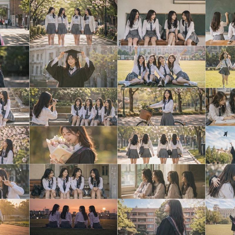 春日校园毕业季少女回忆录