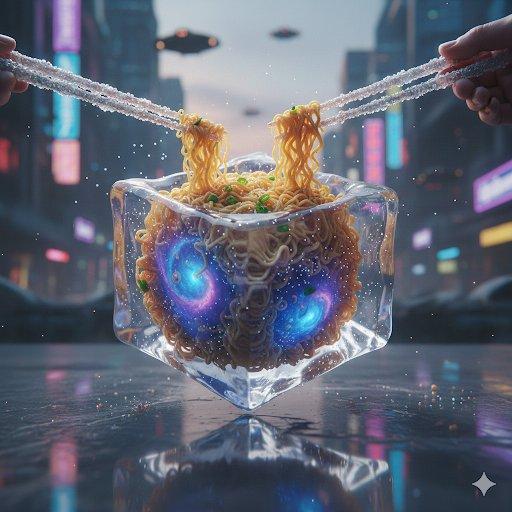 筷尖挑起热气缭绕的诱人劲道面条