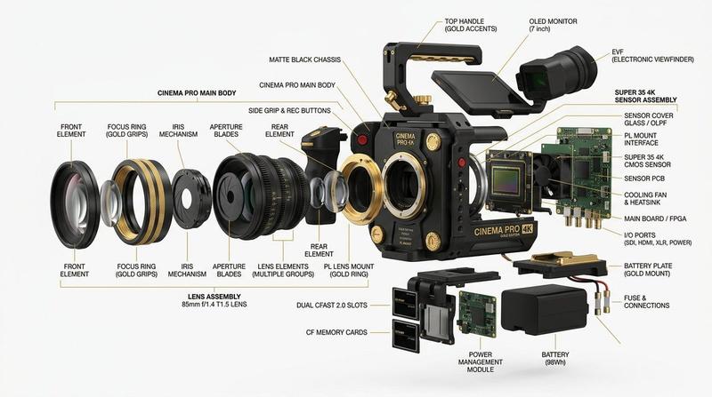 影棚级三维产品爆炸视图