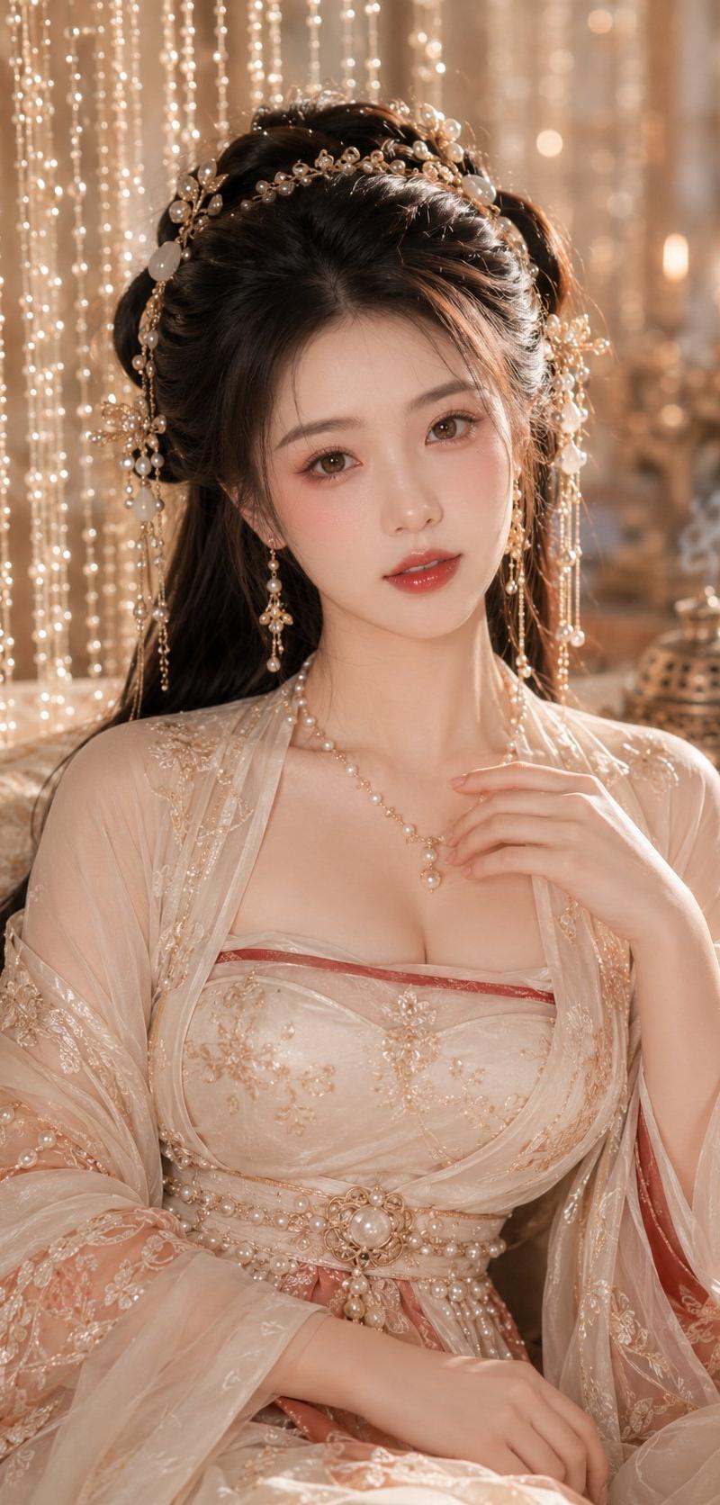 唐风贵女高级水光美妆写真