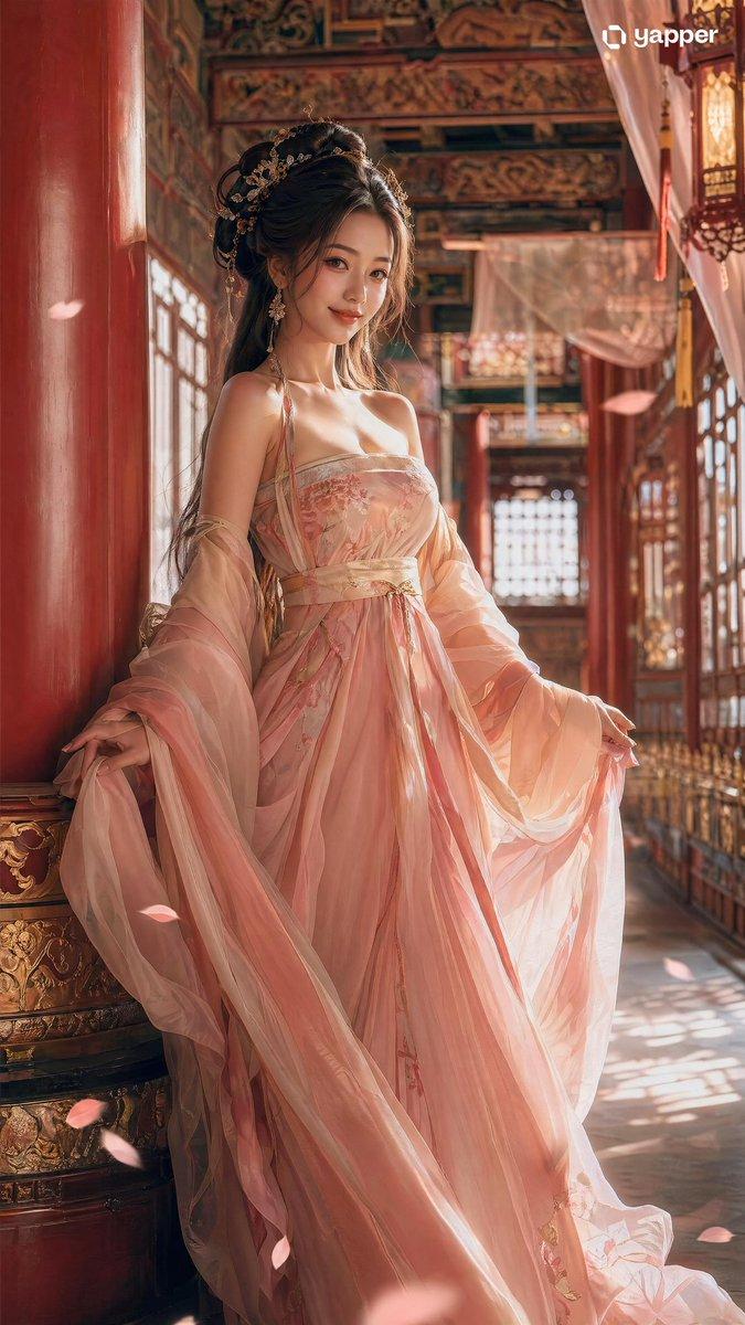 绝美唐风汉服宫廷大片