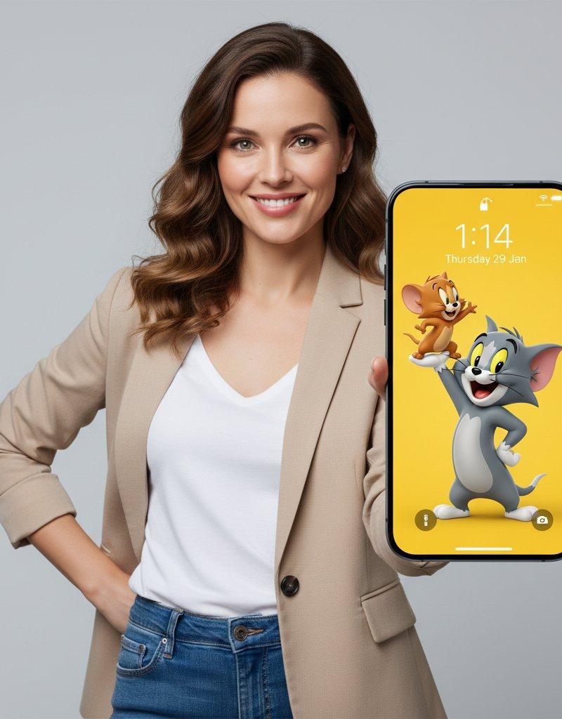 猫和老鼠3D壁纸的时尚商业大片