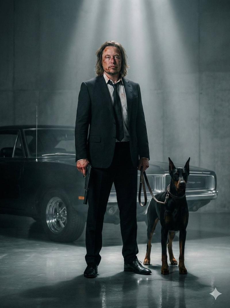 极致暗黑:西装杀手与恶犬电影定格