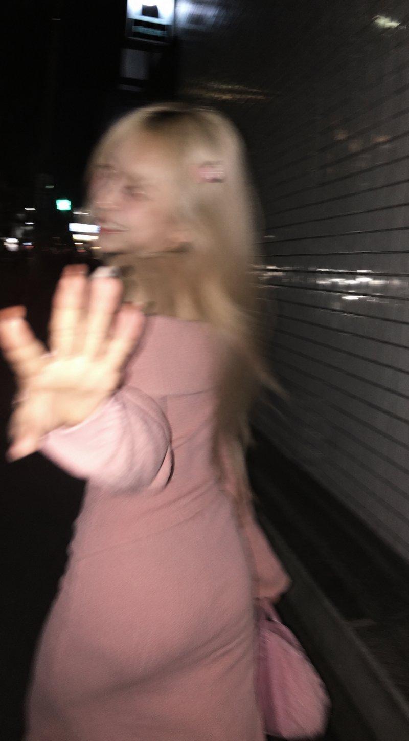东京夜色街头手机随机抓拍质感