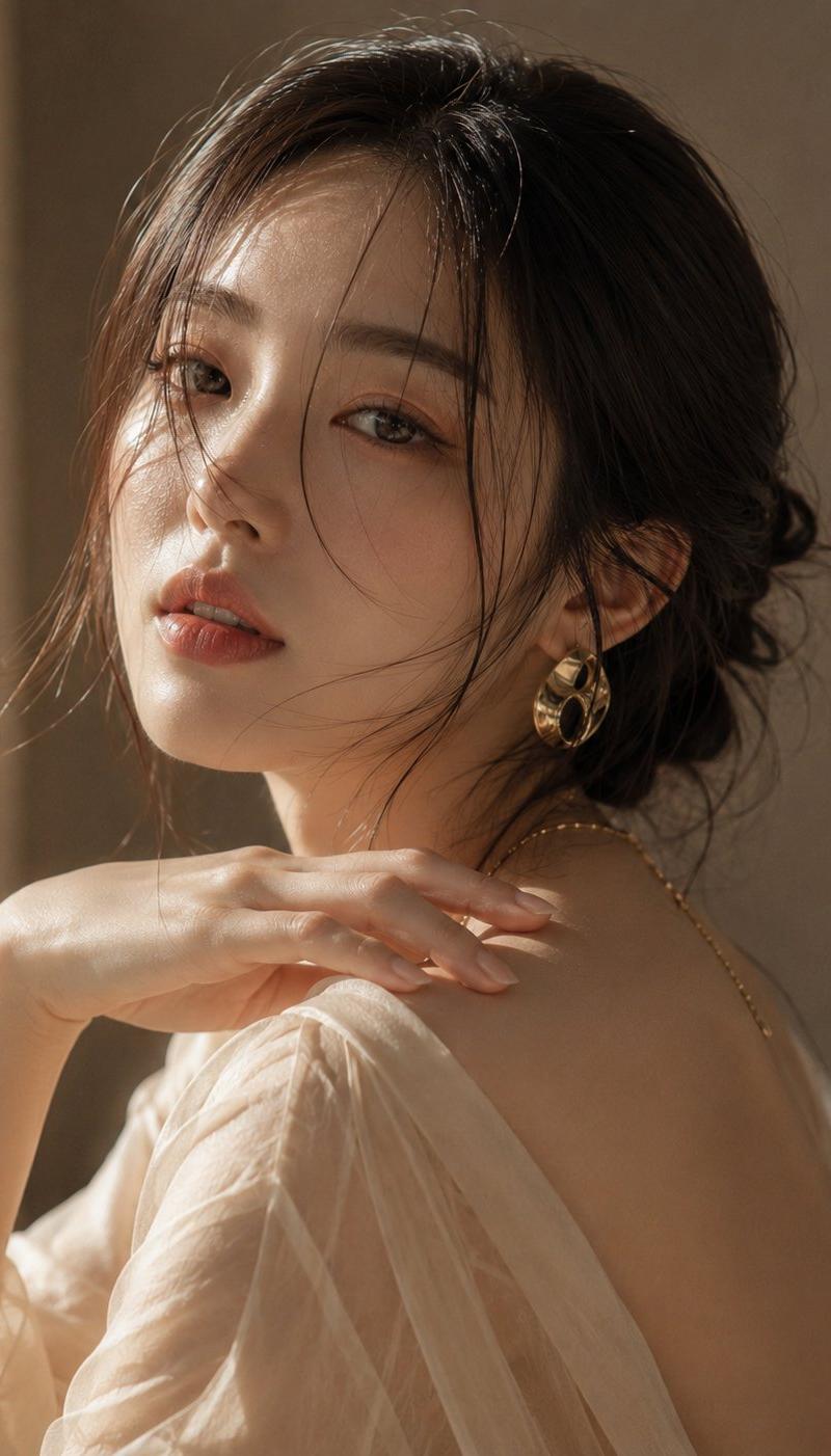 唯美韩系女性高端时尚人像