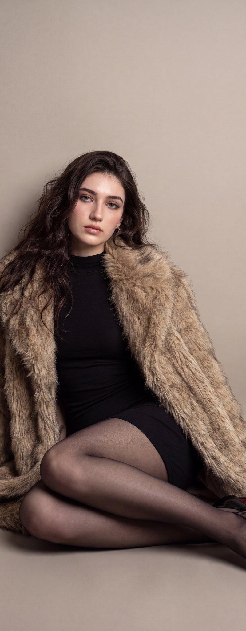 极简奢侈风工作室超写实时装大片