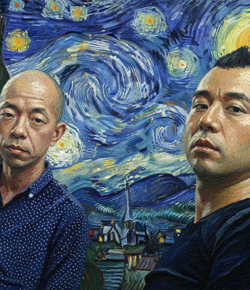 星月夜下的维京战士