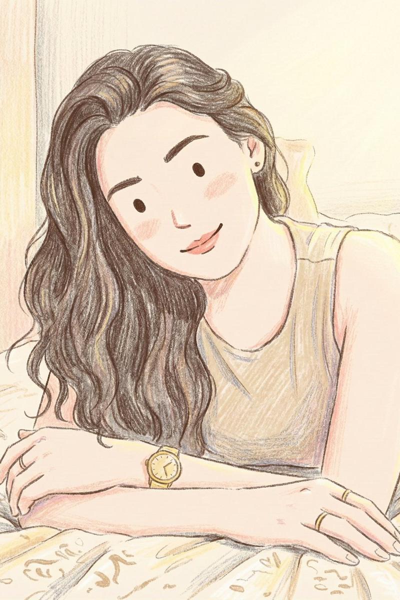 温馨治愈的儿童绘本彩铅手绘插画