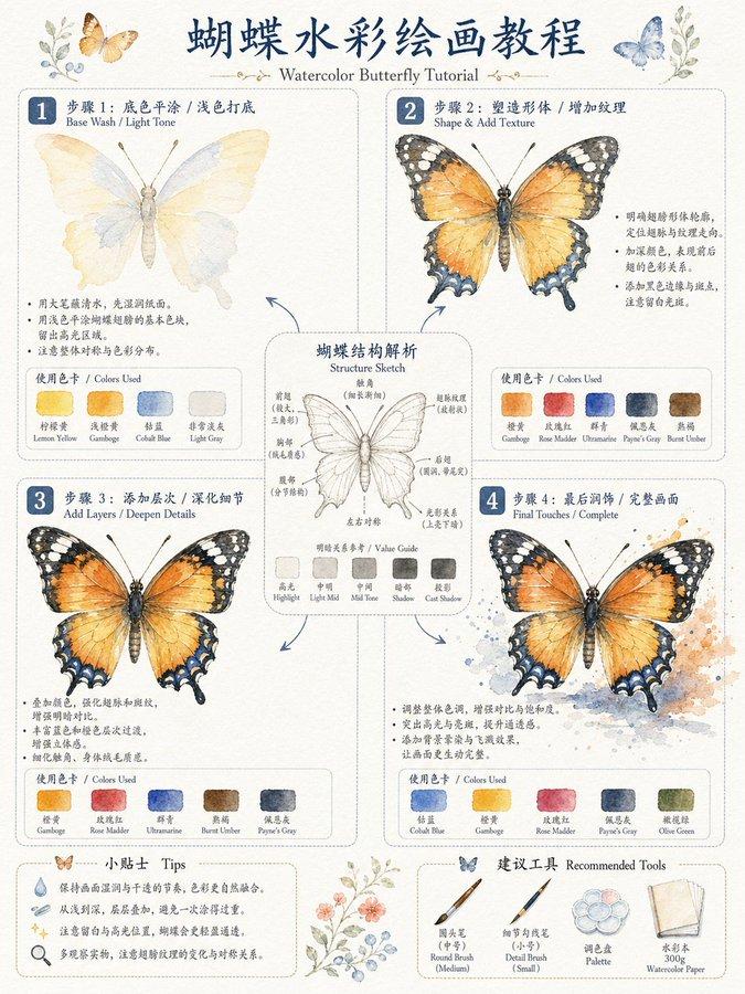 水彩绘画教程指南