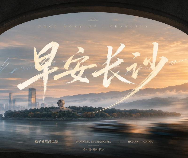 窗洞框景与流动字势西安地标