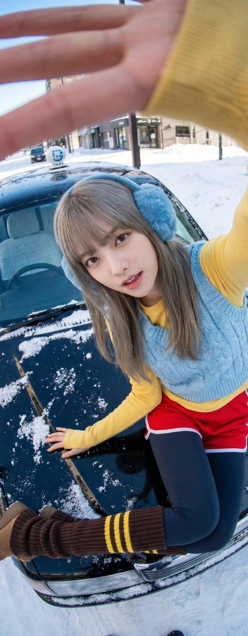 Y2K雪地动感写真
