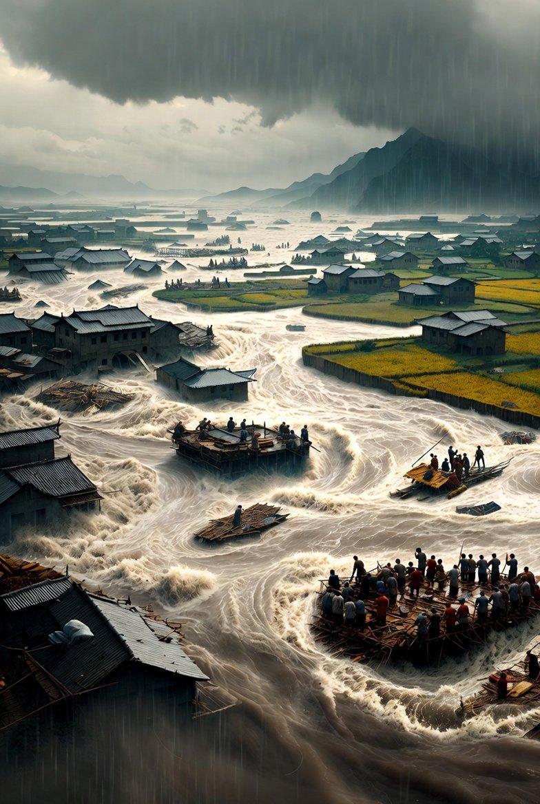 浊浪滔天:一八八七年黄河决堤的末日景象