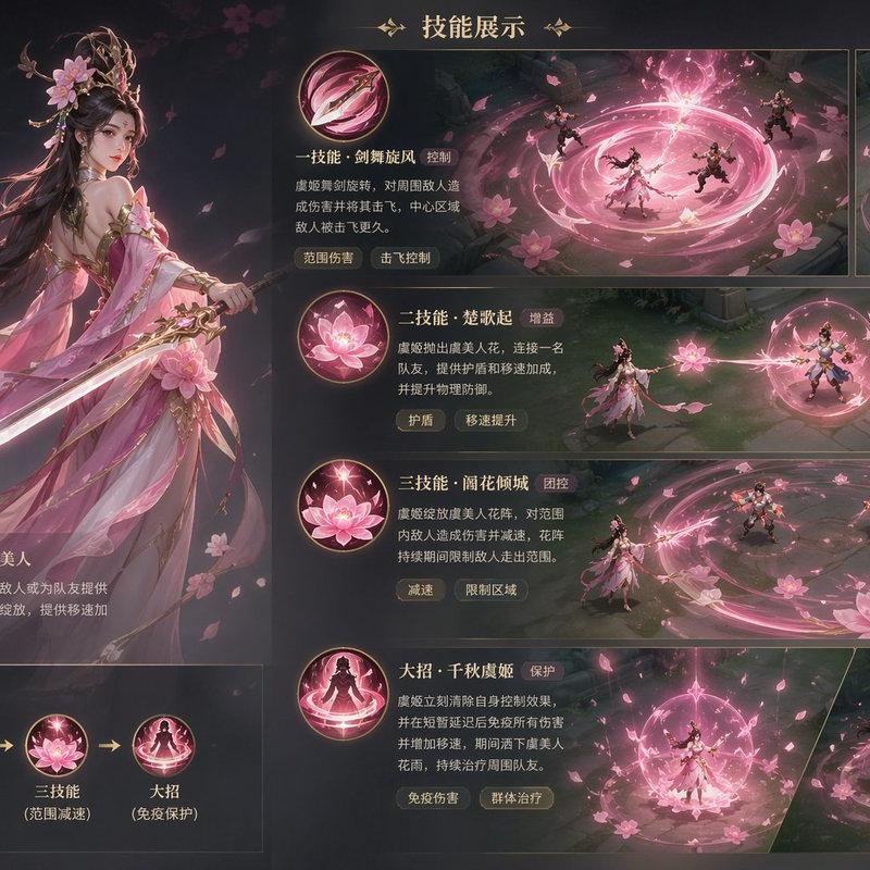 虞姬剑舞旋风特效设定