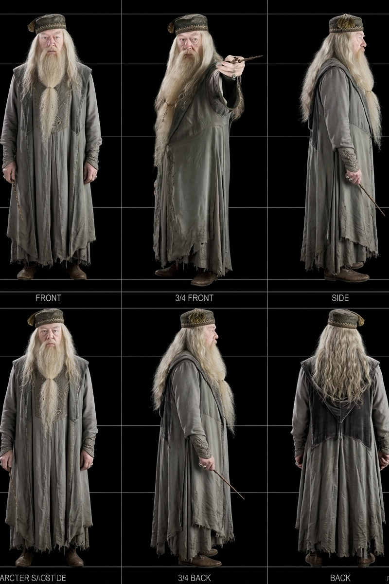 use the character turnaround format from [img1] to create [character name / imag