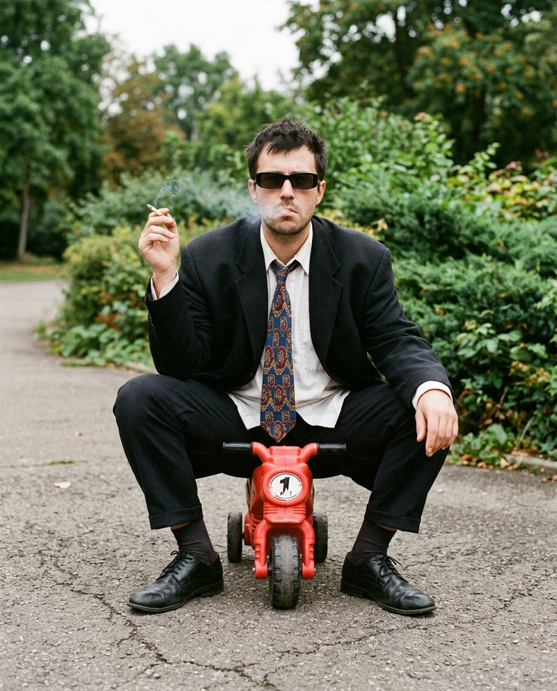 Vintage 90s film photography, candid snapshot