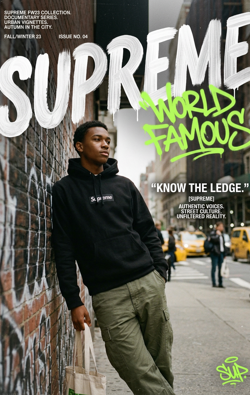 Act as a Senior Street Culture Art Director and Editorial Designer specializing