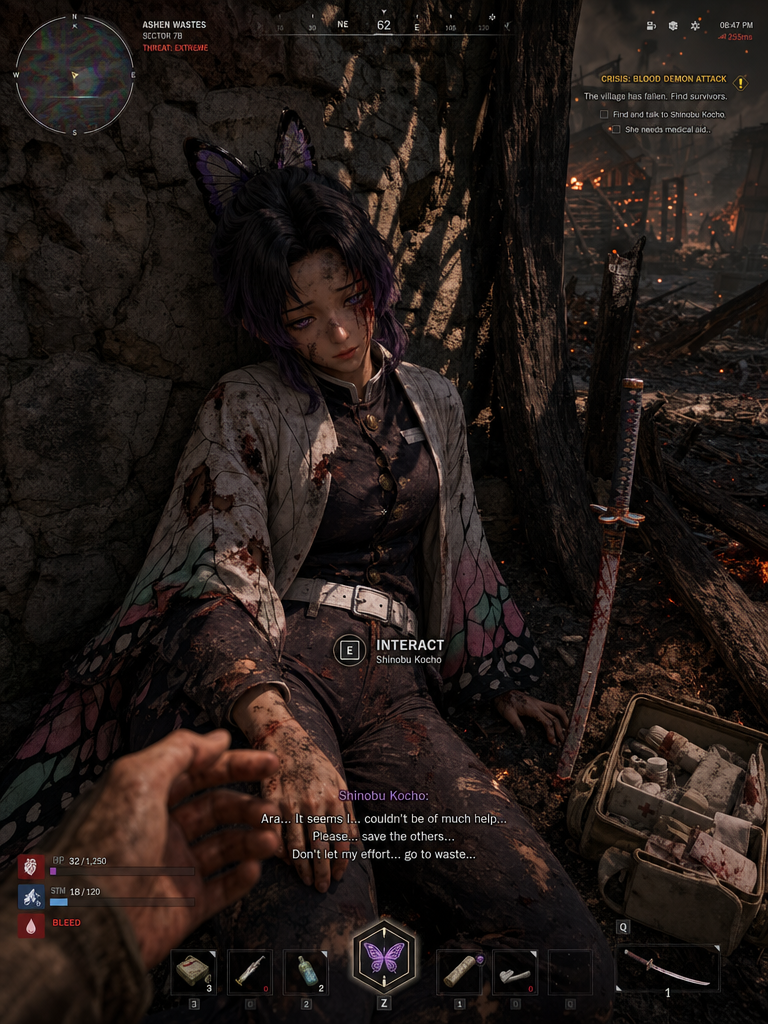 Capture a realistic screenshot from a fictional next-generation 3D open-world dy