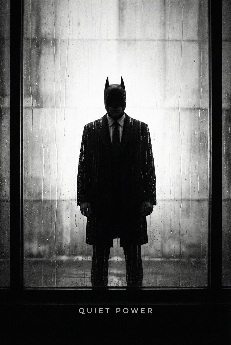 { "subject": { "description": "A solitary male figure standing front-facing, dre