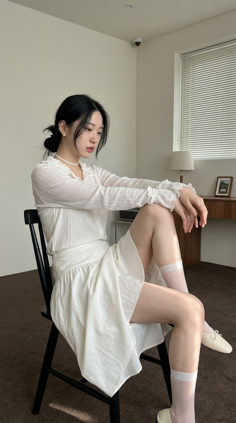{ "subject": { "description": "Young woman, East Asian soft aesthetic, slender b