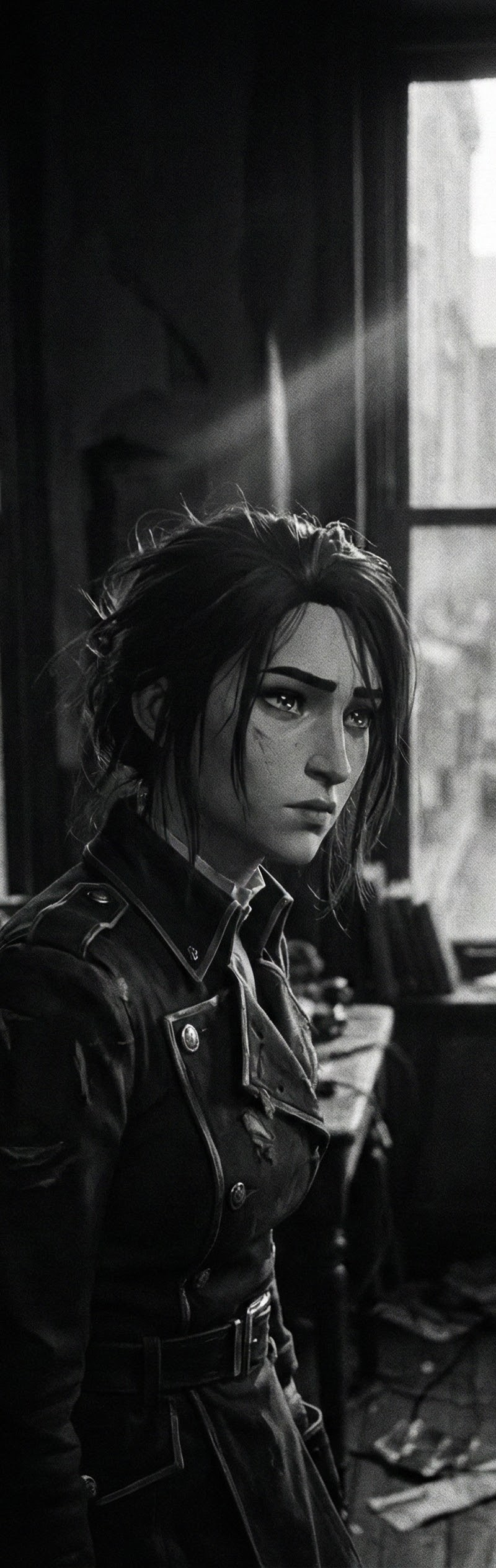 Caitlyn Kiramman from Arcane, photographed by Araki Nobuyoshi