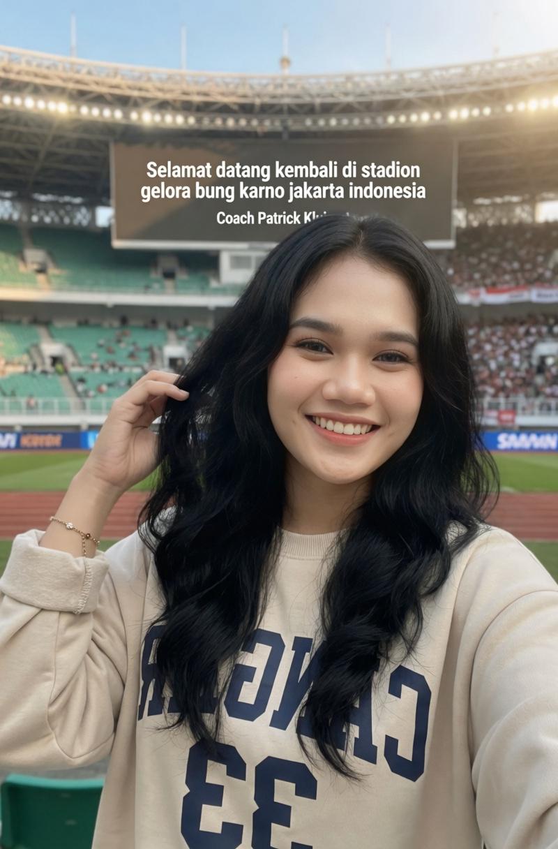 Selamat datang kembali di stadion gelora bung karno jakarta indonesia coach patr