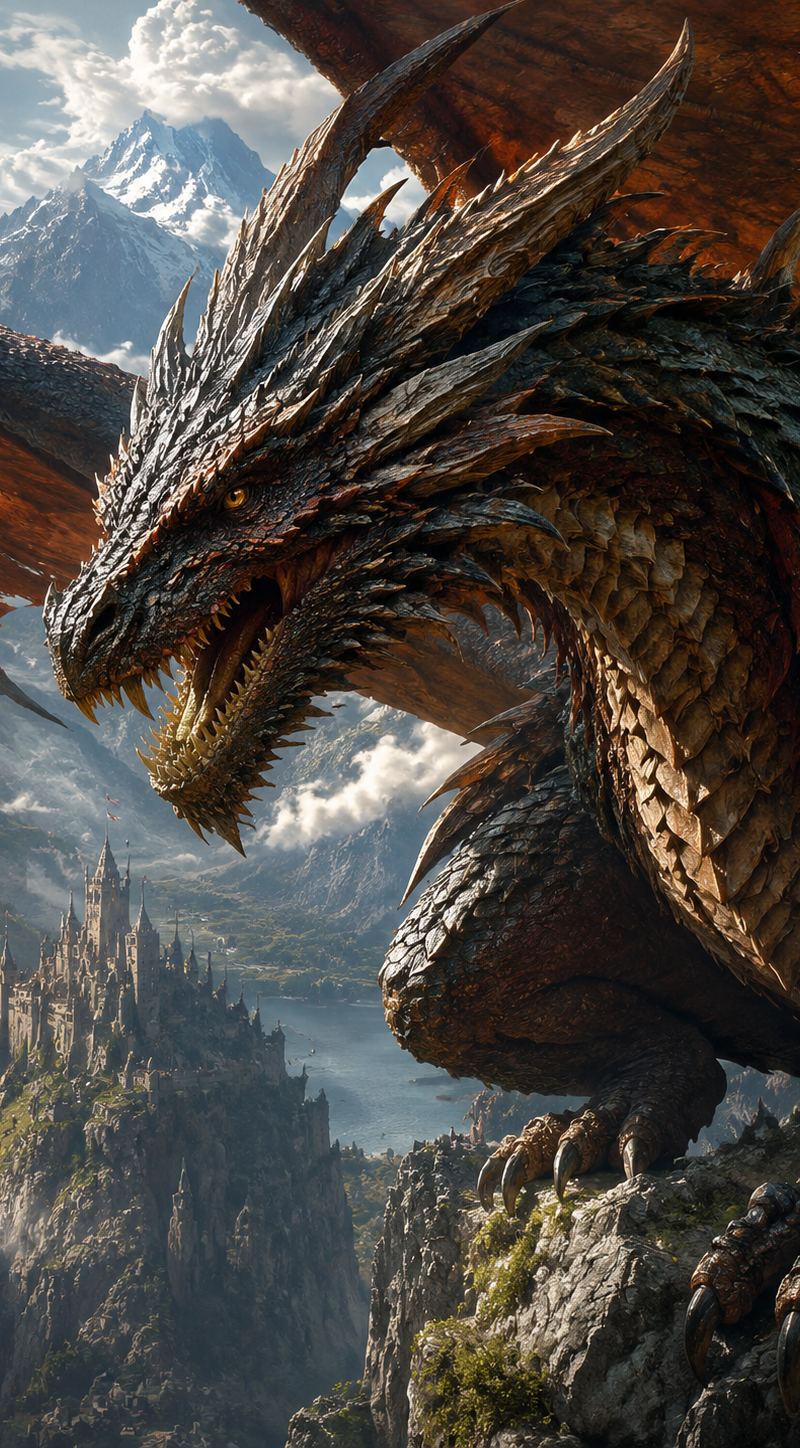 "masterpiece, ultra detailed, dragon"