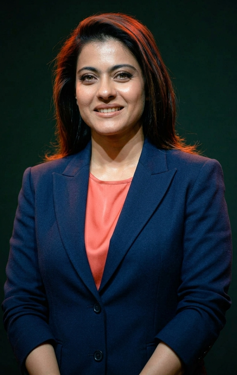 Buat wanita tersebut memakai blazer
