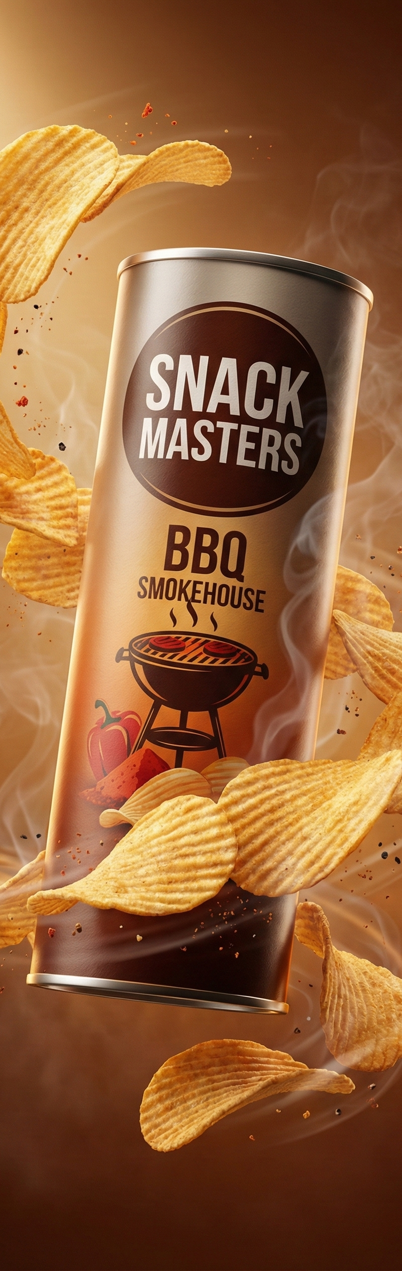 Ultra-realistic commercial product advertising photo of a premium cylindrical po