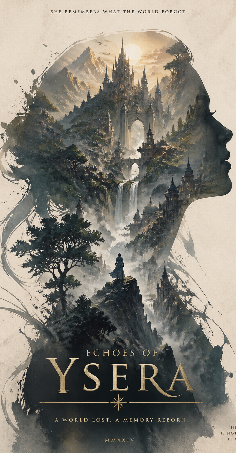 Generate a high-aesthetic "Contour Universe / Collectible Narrative Poster" base
