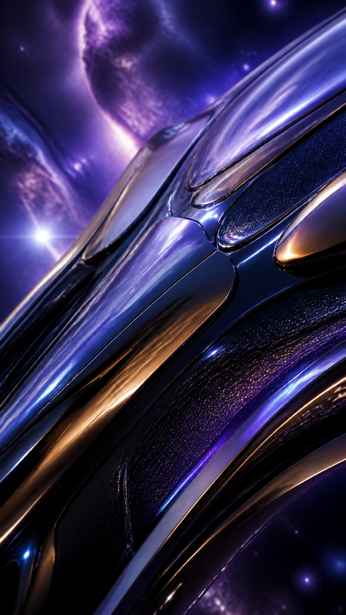 elegant streamlined futuristic close-up of a sleek aerodynamic mechanical body a