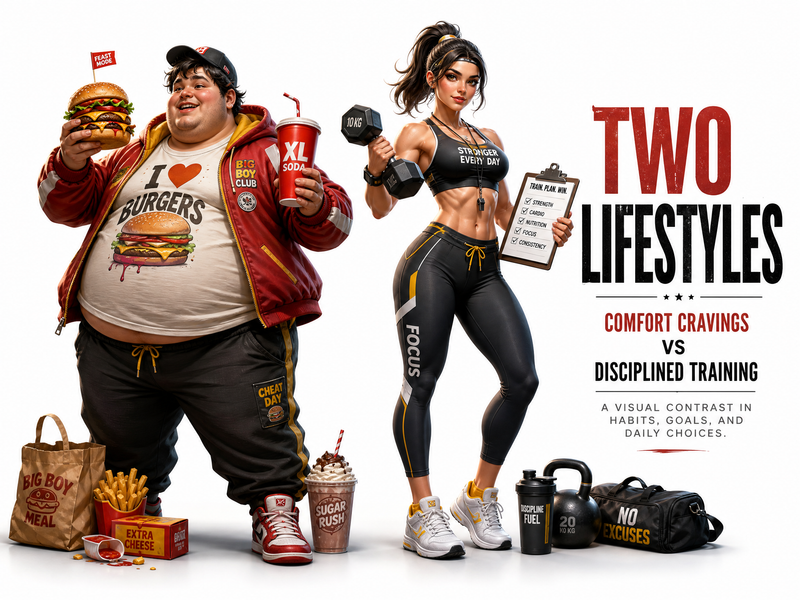 a highly detailed 3D gaming character on a white background of a fat fast-food f