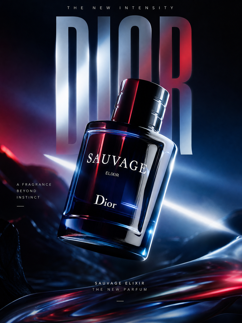 A world-class luxury advertising campaign poster, 4:5 ratio, for [BRAND/PRODUCT]