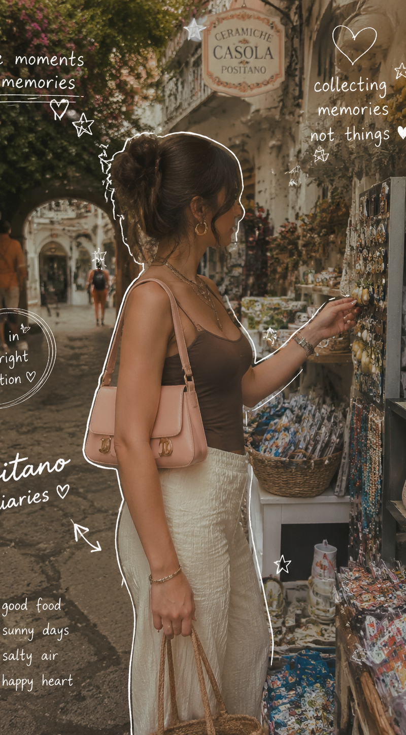 Travel Market Aesthetic Cozy travel lifestyle photography of a stylish girl expl